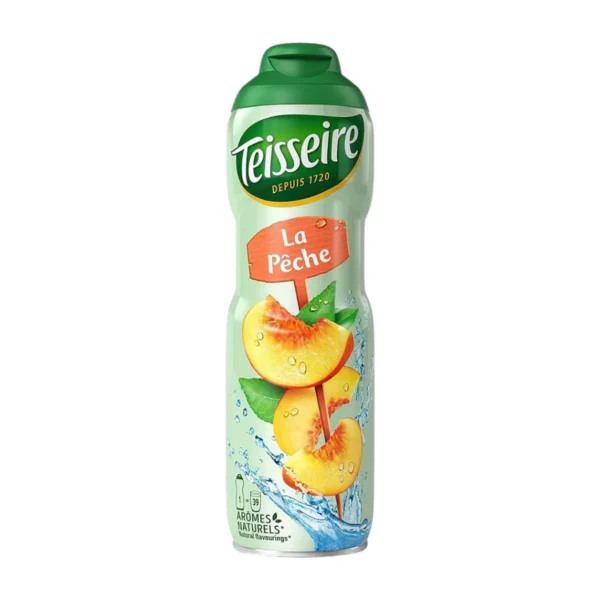 sweet-condiment-0425 Teisseire น้ําเชื่อมกลิ่นพีช 600 มล. (Peach Syrup) ไซรัปสําหรับผสมกับน้ําเปล่า นม หรือโซดา