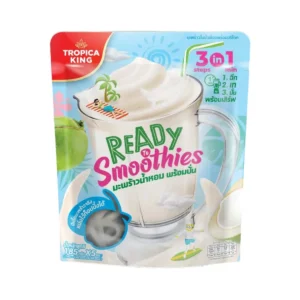Tropica King มะพร้าวน้ําหอมพร้อมปั่น 185 กรัม x1 แพ็ก 5 ซอง