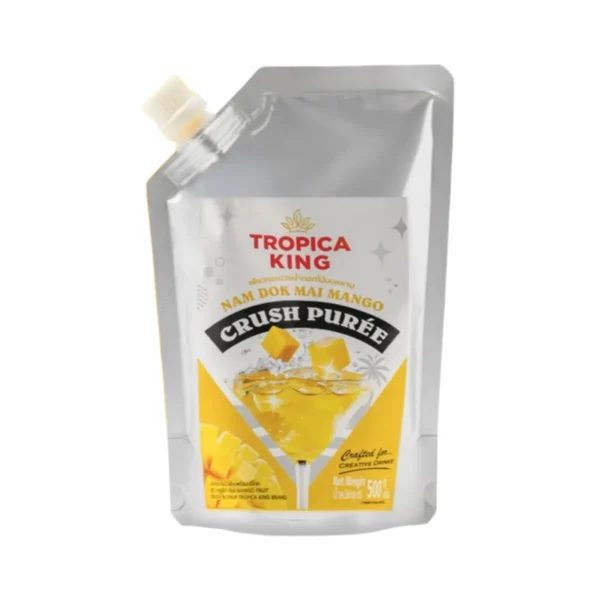 Tropica King เพียวเร่ผลไม้บดหยาบ รสมะม่วงน้ําดอกไม้ 500 กรัม x1