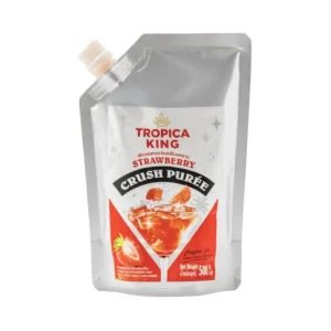 Tropica King เพียวเร่ผลไม้บดหยาบ รสสตรอว์เบอร์รี่ 500 กรัม x1