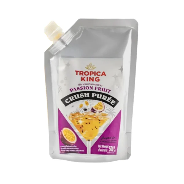 Tropica King เพียวเร่ผลไม้บดหยาบ รสเสาวรส 500 กรัม x1