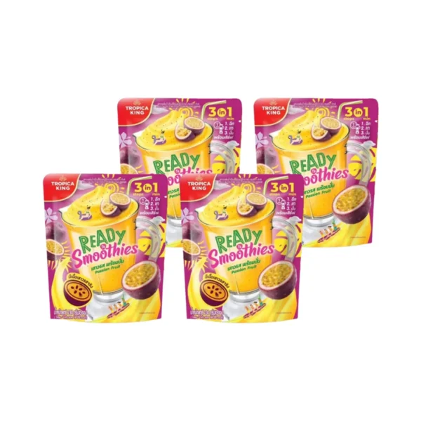 Tropica King เสาวรสพร้อมปั่น 230 กรัม x4 แพ็ก