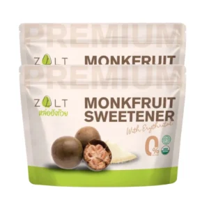 sweet-condiment-0482 Zalt น้ําตาลหล่อฮังก๊วย มีใบรับรอง/อย เกรดพรีเมี่ยม น้ําตาลหล่อฮังก้วย ไม่ติดขม คีโต หล่อฮังก๊วย1Kg 2 ถุง