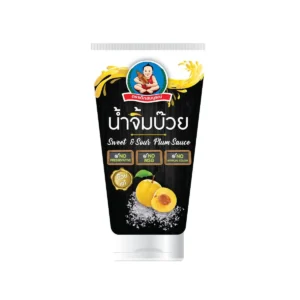 sweet-condiment-0515 ตราเด็กสมบูรณ์ น้ําจิ้มบ๊วย 3NO 150 ก.