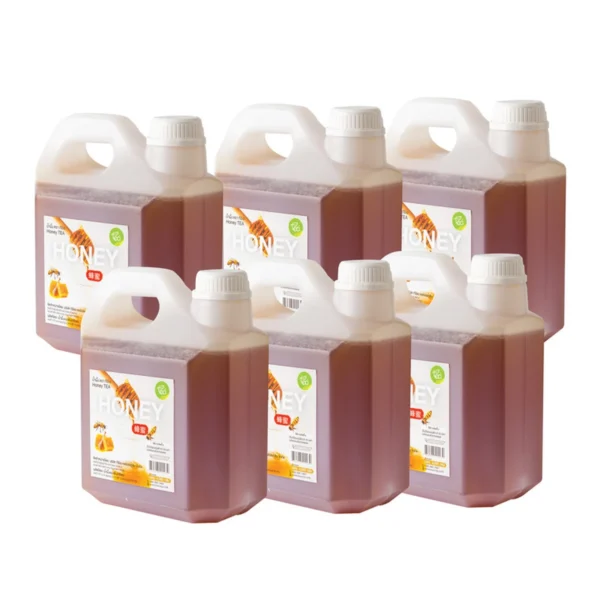 sweet-condiment-0520 ทีอีเอ น้ําผึ้งแท้ จากเกสรดอกไม้ป่า แบบแกลลอน (4 กิโลกรัม) x 6 แกลลอน