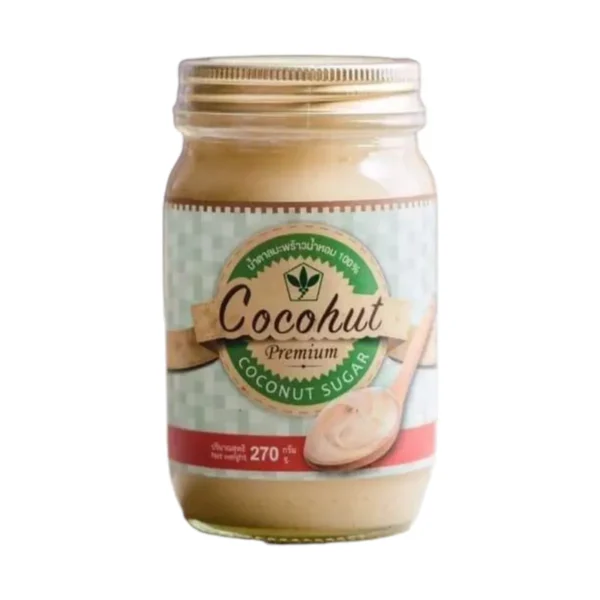 sweet-condiment-0522 น้ําตาลดอกมะพร้าวน้ําหอมบริสุทธิ์ Cocohut 100 %ขนาด270กรัม เพื่อสุขภาพ ฮาลาลออร์แกรนิค เบาหวานทานได้