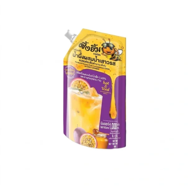 น้ําผึ้งผสมเสาวรสเข้มข้น​ ตรา​ บี-สไมล์​ (ผึ้งยิ้มSeries)​ 1000ml.