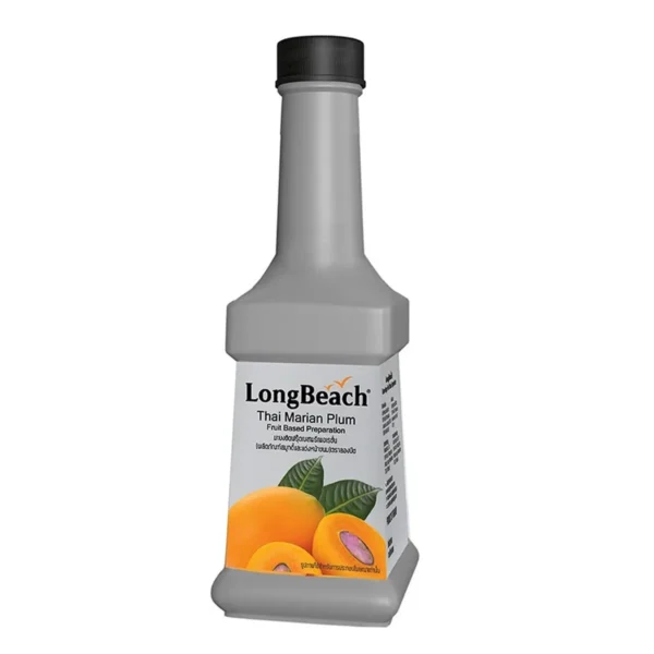 ลองบีชเพียวเร่มะยงชิด (900 ml.) LongBeach Thai Marine Plum Puree น้ําผลไม้ผสมเนื้อ/ น้ําผลไม้เข้มข้น