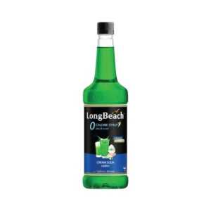 ลองบีชไซรัปไม่มีแคลอรี่ครีมโซดา (740ml.) LongBeach Zero Calories Cream Soda Syrup ไซรัปไม่มีน้ําตาล/ ไซรัปไม่มีแคลอรี่