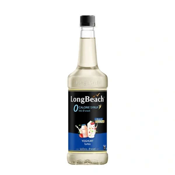 ลองบีชไซรัปไม่มีแคลอรี่โยเกิร์ต (740 ml) LongBeach LongBeach  Zero Calories yoghurt Syrup น้ําเชื่อม/ น้ําหวาน/ น้ําผลไม้เข