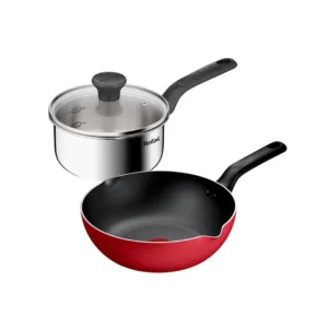 ทีฟาล์ว ชุดเครื่องครัว หม้อด้าม 16 ซม. + กระทะ 24 ซม. 3 ชิ้น