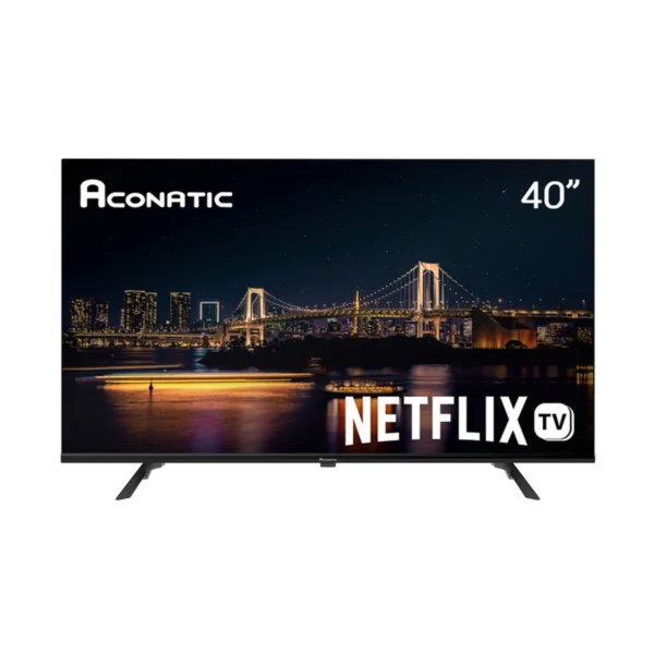 television-0039 ACONATIC LED TV 40HS410AN สมาร์ททีวี 40 FULL HD Netflix ของใหม่ รับประกันศูนย์