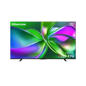 [พรีออเดอร์] ไฮเซ่นส์ สมาร์ททีวี VIDAA QLED 4K ขนาด 75 นิ้ว รุ่น 75E7Q สีดํา