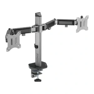television-0051 เออร์กอนอส แขนจับจอมอนิเตอร์ Double Monitor Arm V.2 EGN-FMAV2-D Space Gray
