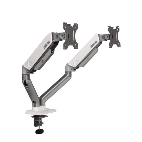 เออร์กอนอส แขนจับจอมอนิเตอร์ Core Twin Monitor Arm รุ่น EGN-CORE-D-G Space สีขาว/เทา