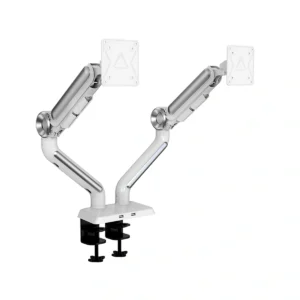เออร์กอนอส แขนจับจอมอนิเตอร์ Dual Monitor Arm EGN-ASTRO-D-W White
