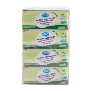 tissue-042 เอโร่ กระดาษอเนกประสงค์ เนเชอรัล 200 แผ่น x 4