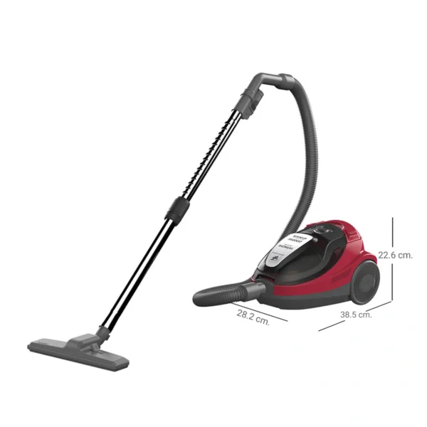 vacuum-0012 ฮิตาชิ เครื่องดูดฝุ่น ไซโคลน รุ่น CV-SF20V 2000 วัตต์ สีบริลเลียนท์เรด