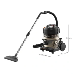 vacuum-0031 Hitachi เครื่องดูดฝุ่น ชนิดถังเก็บฝุ่น Drum รุ่น CV-975FC 2200 วัตต์ สีโกลด์ แบล็ก