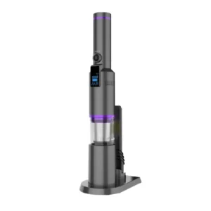 MC Vacuum รุ่น H2 เครื่องดูดฝุ่นในรถไร้สายหน้าจอ LED ดูดแรง 13000PA ฟรี ฟิลเตอร์ 1 ชิ้น และฐานตั้งเก็บ สีดํา/ม่วง