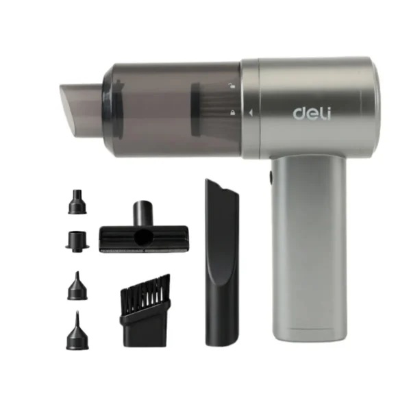 Deli เครื่องดูดฝุ่นไร้สายสําหรับรถยนต์ แรงดูด1200PA รุ่น EDL881401