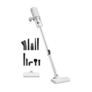 vacuum-0091 Homemi เครื่องดูดฝุ่นมีสาย Corded Vacuum Cleaner รุ่น HM0101-P-WH แรงดูดสูง ท่อดูดปรับความยาวได้ หัวเปลี่ยน 11 แบบ