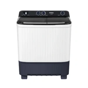 Haier เครื่องซักผ้า 2 ถัง กึ่งอัตโนมัติ ความจุ 7.5 KG รุ่น HTW70-1217BS สีขาว