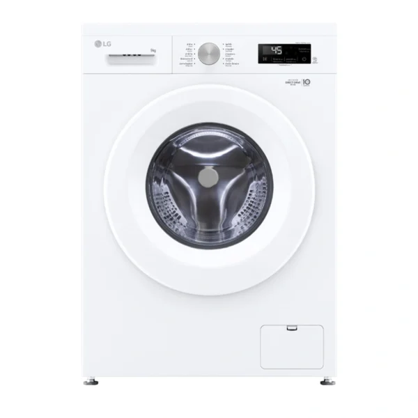 washing-machine-0029 แอลจี เครื่องซักผ้าฝาหน้า 9 กก. รุ่น FB1209S6W