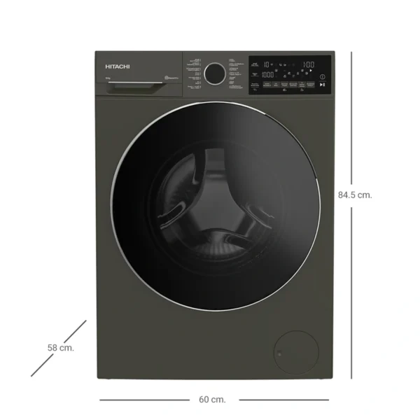 washing-machine-0078 เครื่องซักผ้าฝาหน้า ฮิตาชิ Hitachi Front Loading - Washer รุ่น BD100XFVEADM 10กก.