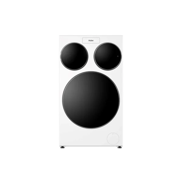 [NEW 2026] Haier เครื่องซักผ้า AI Multi Wash ฝาหน้า 3 ถัง (ความจุถังหลัก 12 KG/ ถังเล็ก 1 KG 2 ถัง) รุ่น HW140-BD14697WU1 สี Ice Snow White