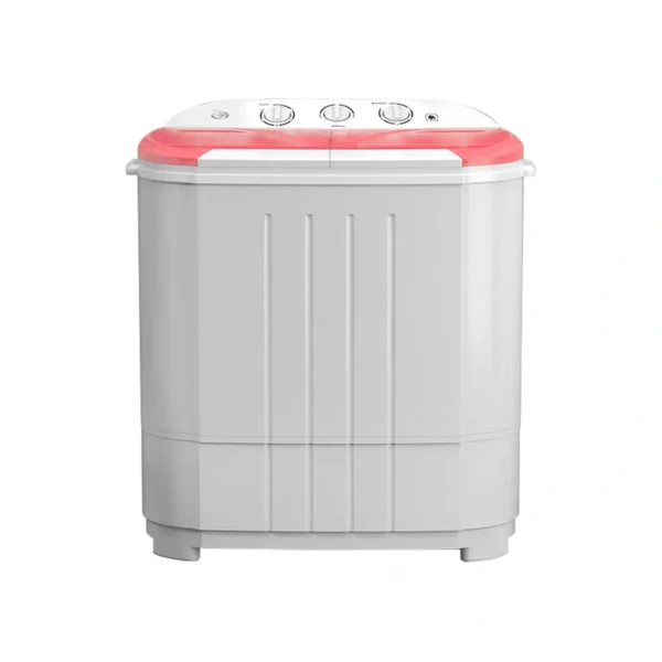 washing-machine-0113 CAMEL เครื่องซักผ้ามินิฝาบน เครื่องซักผ้ามินิ ขนาดความจุ 9KG ฟังก์ชั่น 2In1 ซักและปั่นแห้งในตัวเดียวกัน สีชมพู-9KG