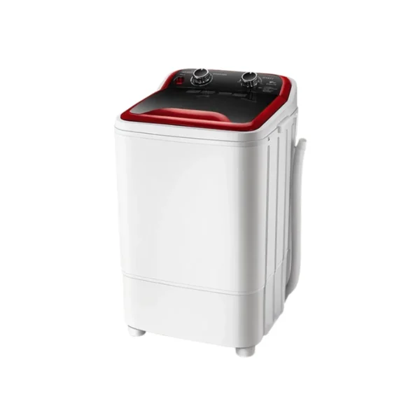 washing-machine-0117 CAMEL เครื่องซักรองเท้า ความจุ 9KG เครื่องซักผ้า mini กึ่งอัตโนมัติถังซักรองเท้า ทําความสะอาด 360° สีแดง-9.0KG