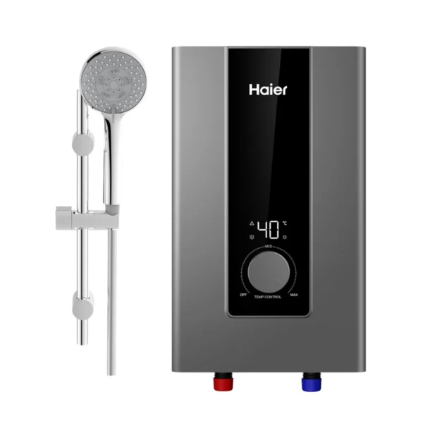 water-heater-0014 Haier เครื่องทําน้ําอุ่น ระบบทําความร้อนทองแดงคู่ หัวฝักบัว 5 ทิศทาง กําลังไฟ 4500 วัตต์ รุ่น EI45E-F3CS(TH)
