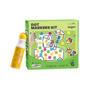 writing-drawing-003 Jarmelo (Joan Miro) ชุดปากกาแต้มสี Dot Painting Colors Set สีสําหรับเด็ก เสริมพัฒนาการเด็ก 2-3 ขวบ 6 สี