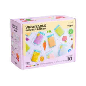 Jarmelo (Joan Miro) สีฟิงเกอร์เพ้นท์แบบผง Vegetable Powder Paints สําหรับเเด็ก 1 ขวบขึ้นไป 10 สี