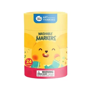 Jarmelo (Joan Miro) ปากกาสีเมจิกล้างออกได้สําหรับเด็ก Washable Markers แบบกระปุก 24 สี