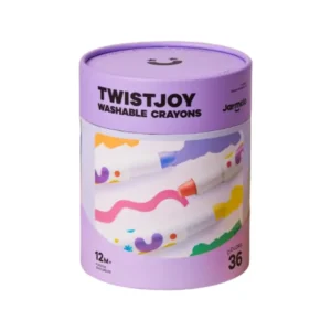 Jarmelo (Joan Miro) สีเทียนเด็กปลอดสารพิษ Twistable Silky Crayons ของเล่นระบายสีเด็กเสริมพัฒนาการ 36 สี