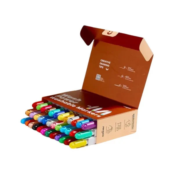 Jarmelo (Joan Miro) ปากกาเมจิกหัวแหลม สูตรใหม่ล้างออกง่ายกว่าเดิม Ultra Washable Markers 36 สี