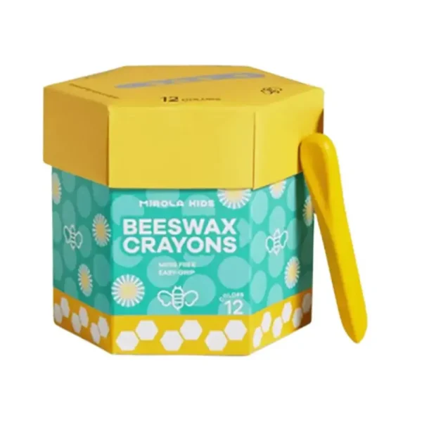 Jarmelo (Joan Miro) สีเทียนเด็กปลอดสารพิษ Bees Wax Crayon 12 สี