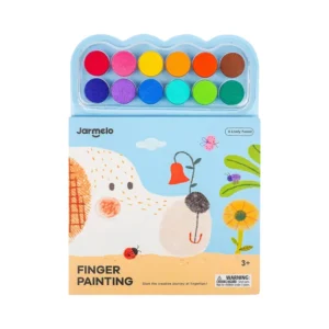 writing-drawing-048 Jarmelo (Joan Miro) สีฟิงเกอร์เพ้นท์พร้อมสมุดกิจกรรมแบบพกพา Finger Painting : A Lively Forest