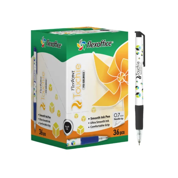 FO-GELB022 ปากกาลูกลื่น 0.7 ดํา กล่อง 36 ด้าม