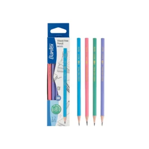 writing-drawing-064 Bantex ดินสอ 2B ด้ามสีพาสเทล รุ่น BK5101 1 กล่อง