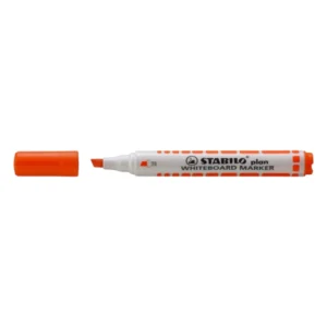 สตาบิโล ปากกาไวท์บอร์ด หัวตัด รุ่น PLAN 643/54 สีส้ม 10 ด้าม