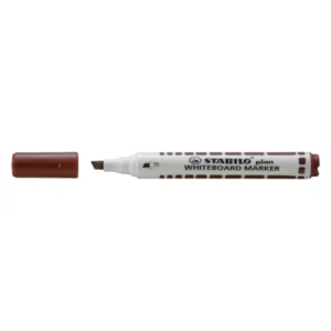สตาบิโล ปากกาไวท์บอร์ด หัวตัด รุ่น PLAN 643/54 สีน้ําตาล 10 ด้าม