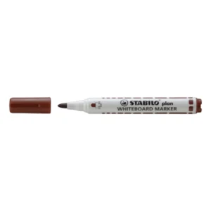 สตาบิโล ปากกาไวท์บอร์ด หัวกลม รุ่น PLAN 641/54 สีน้ําตาล 10 ด้าม