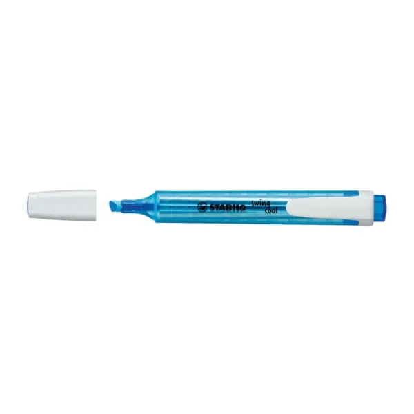 สตาบิโล Swing Cool ปากกาไฮไลท์ สี Blue รุ่น 275/31 x 10 ด้าม