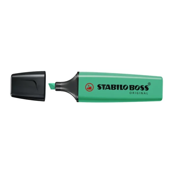 สตาบิโล Boss Original ปากกาไฮไลท์ สี Turquoise รุ่น 70/51 x 10 ด้าม