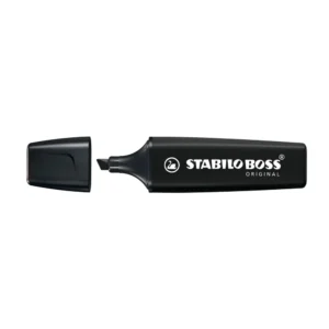 สตาบิโล ปากกาไฮไลท์ รุ่น Boss สีดํา x 10 ด้าม