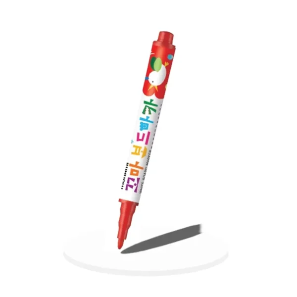 โมนามิ ปากกาไวท์บอร์ด รุ่น มินิบอร์ด 12 แท่ง สีแดง