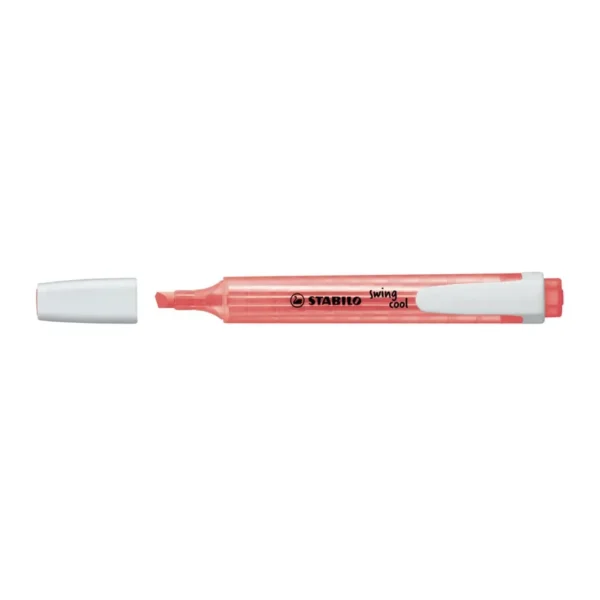 สตาบิโล Swing Cool ปากกาไฮไลท์ สี Red รุ่น 275/40 x 10 ด้าม